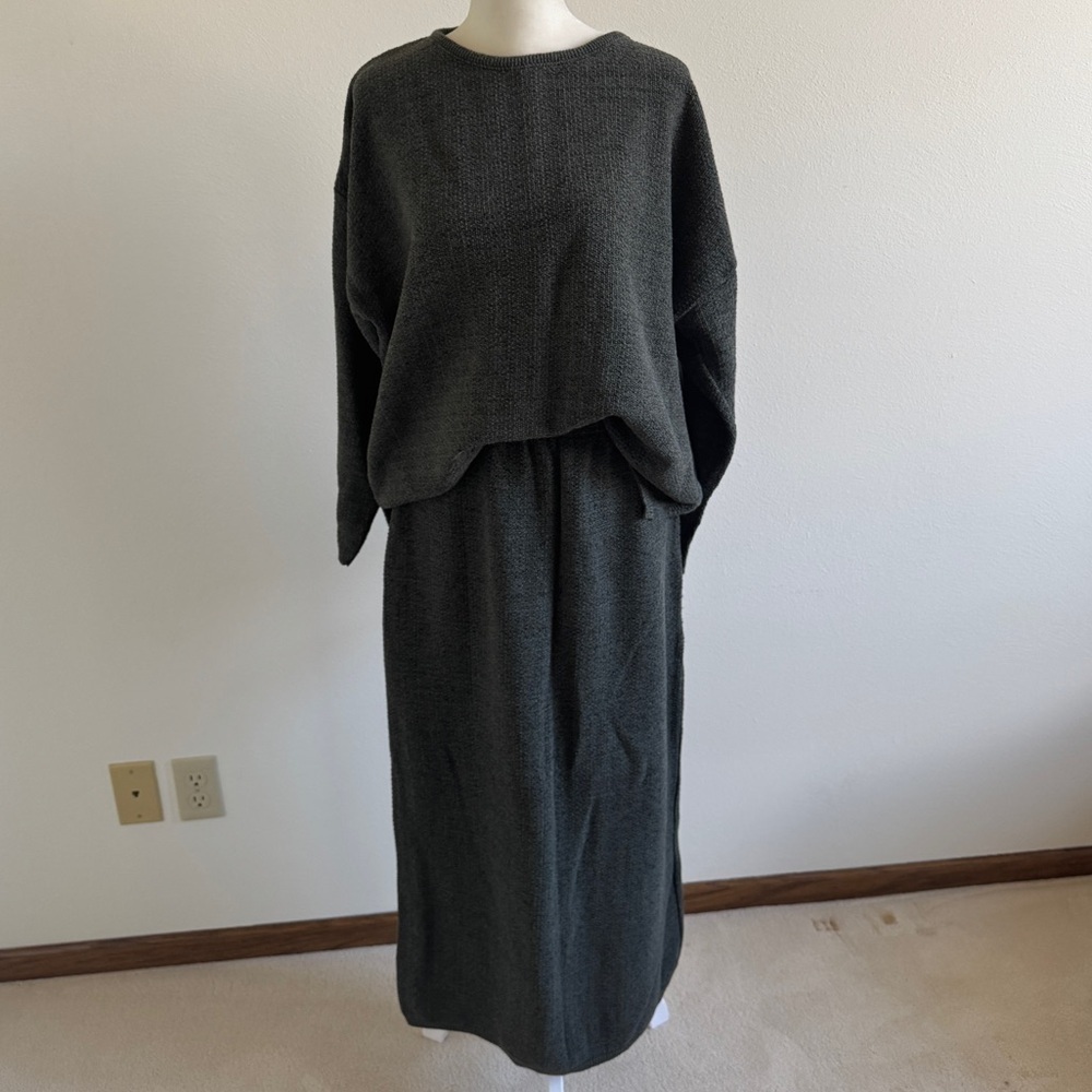 Vintage Willow Skirt Set Dark Green Medium